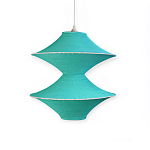 Подвесной вязаный бирюзовый светильник «Звезда Востока 02» варинант исполнения - 2 | Loft Concept в Ульяновске