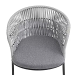 Кресло с декоративным плетением на спинке и подлокотниках Armchair Weaving варинант исполнения - 5 | Loft Concept в Ульяновске