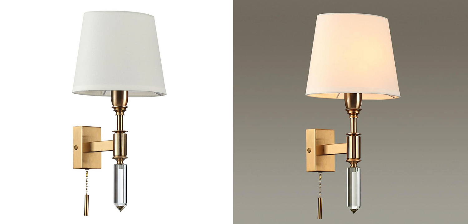 Бра Ramona White Wall Lamp Бра Ramona White Wall Lamp - Loft-Concept в Ульяновске