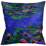 Подушка декоративная с цветочным принтом Impressionism in Art варинант исполнения - 2 | Loft Concept в Ульяновске