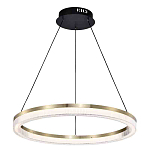 Люстра подвесная круглая светодиодная с золотым каркасом Ring Horizontal варинант исполнения - 1 | Loft Concept в Ульяновске
