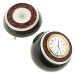 Часы настольные в виде шара из натурального камня Ball Stone Clock варинант исполнения - 8 | Loft Concept в Ульяновске