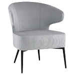 Современное мягкое кресло на металлических ножках Rakush Grey варинант исполнения - 1 | Loft Concept в Ульяновске