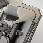 Бра для ванных комнат с белым матовым плафоном квадратной формы на основании цвета хром Feiss варинант исполнения - 3 | Loft Concept в Ульяновске