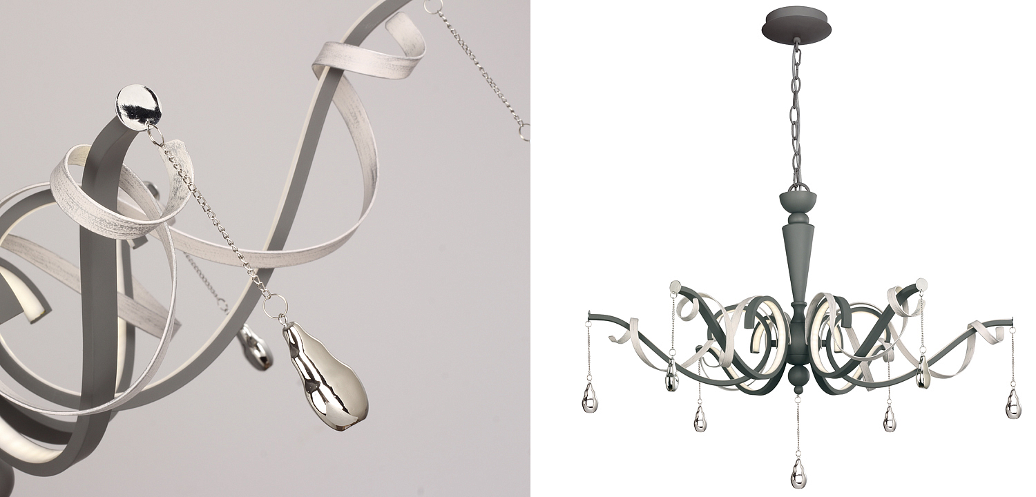 Люстра Morris Chandelier black Люстра Morris Chandelier black - Loft-Concept в Ульяновске