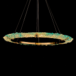 Люстра в форме кольца с цветочным декором Warm Heavenly Light варинант исполнения - 3 | Loft Concept в Ульяновске