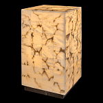 Торшер прямоугольный из натурального камня Calcite Geometry варинант исполнения - 7 | Loft Concept в Ульяновске