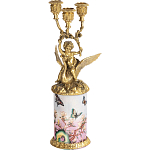 Фарфоровый подсвечник Лебедь с ангелом Asse варинант исполнения - 1 | Loft Concept в Ульяновске