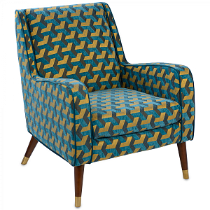 Кресло Contrasting Color сине-желтый