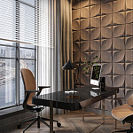 Гипсовая 3D панель с принтографией PM-22 варинант исполнения - 3 | Loft Concept в Ульяновске