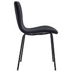 Стул черный с обивкой из велюра Black Archie Chair варинант исполнения - 1 | Loft Concept в Ульяновске