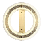 Бра круглое с эффектом морозного стекла Freezing Pattern варинант исполнения - 1 | Loft Concept в Ульяновске