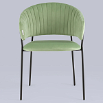 Стул в велюре фисташкового цвета Horizon варинант исполнения - 3 | Loft Concept в Ульяновске