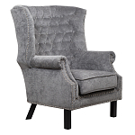 Кресло Charlie Armchair grey velour варинант исполнения - 1 | Loft Concept в Ульяновске