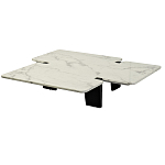 Стол журнальный низкий с фигурной столешницей Threshold варинант исполнения - 1 | Loft Concept в Ульяновске