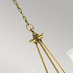 Люстра с прозрачными плафонами из пузырчатого стекла Kichler варинант исполнения - 5 | Loft Concept в Ульяновске