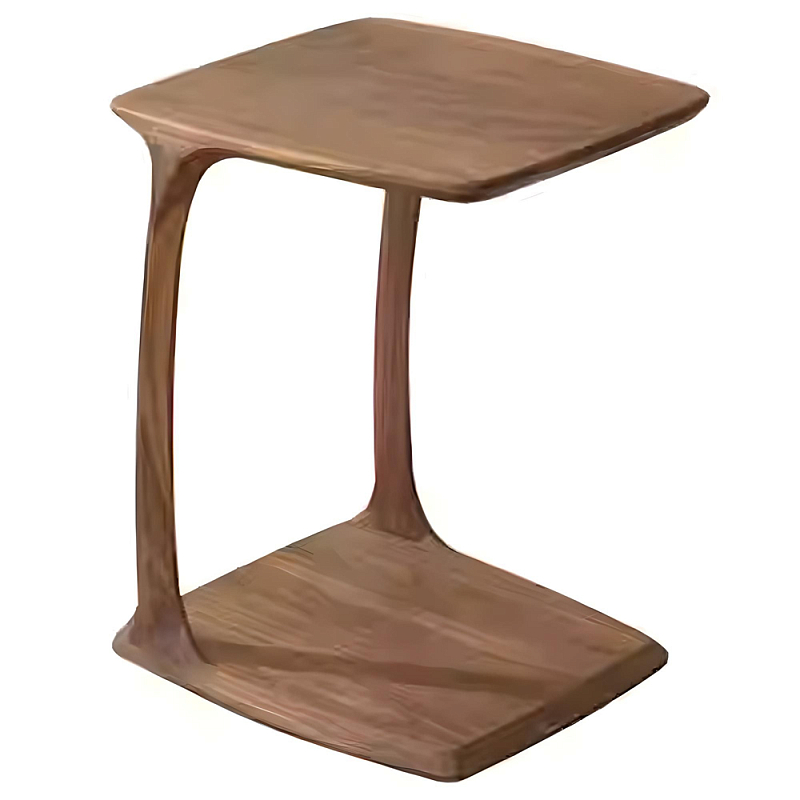 Столик приставной из массива дерева Walnut Side Table Орех Столик приставной из массива дерева Walnut Side Table Орех в Ульяновске | Loft Concept