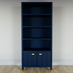 Книжный Стеллаж Elsa Dreams Blue с задней стенкой варинант исполнения - 5 | Loft Concept в Ульяновске