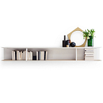 Дизайнерская подвесная полка Gio Ponti D.355.1 - D.355.2 Hanging Bookcase варинант исполнения - 1 | Loft Concept в Ульяновске