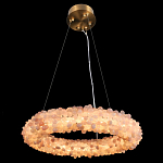 Люстра кольцевая с частичками натурального горного хрусталя Crystal Shimmer варинант исполнения - 1 | Loft Concept в Ульяновске