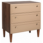 Комод бежевый из массива бука с 3-мя ящиками Wenge Light варинант исполнения - 1 | Loft Concept в Ульяновске