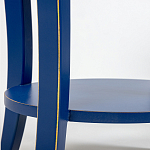 Синяя тумба на фигурных ножках Shelby варинант исполнения - 5 | Loft Concept в Ульяновске