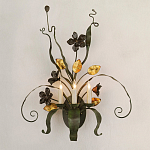 Бра с цветами и листьями Paradise Bush варинант исполнения - 3 | Loft Concept в Ульяновске