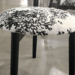 Стул обеденный деревянный с цветочной обивкой Foshan Chair варинант исполнения - 2 | Loft Concept в Ульяновске