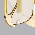 Люстра с мраморными вставками Marble Plates варинант исполнения - 4 | Loft Concept в Ульяновске