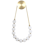 Настенный светильник с плафонами в виде шаров из акрила Pearls Suspension Brass Wall Lamp варинант исполнения - 1 | Loft Concept в Ульяновске