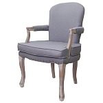 Кресло Aubrey Classical Armchair grey flax варинант исполнения - 3 | Loft Concept в Ульяновске