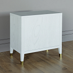 Прикроватная тумбочка с полкой Elsa Dreams White варинант исполнения - 4 | Loft Concept в Ульяновске