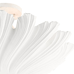 Потолочный светильник белый с рельефным абажуром Feminine Shape варинант исполнения - 1 | Loft Concept в Ульяновске