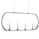 Люстра линейная в овальной раме Traditional Clean Lines варинант исполнения - 2 | Loft Concept в Ульяновске