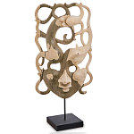 Маска ручной работы деревянная резная Roots Мask варинант исполнения - 1 | Loft Concept в Ульяновске