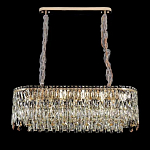 Люстра овальная с хрустальными подвесками Roul Crystal Light варинант исполнения - 1 | Loft Concept в Ульяновске