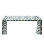 Консоль Дизайнерская Kenya Console ZEBRA Bone Inlay blue варинант исполнения - 2 | Loft Concept в Ульяновске