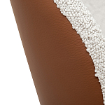 Стул мягкий с обивкой из рогожки и экокожи Contrasting Performance варинант исполнения - 3 | Loft Concept в Ульяновске