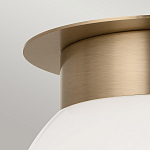 Потолочный светильник с белым матовым шарообразным плафоном Kichler варинант исполнения - 2 | Loft Concept в Ульяновске