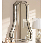 Зеркало в серебристой фигурной раме Silver Reflection варинант исполнения - 5 | Loft Concept в Ульяновске