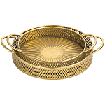 Поднос железный Gold Mesh варинант исполнения - 1 | Loft Concept в Ульяновске