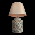 Настольная лампа цилиндрическая с цветочной росписью Lamp Flower Painting варинант исполнения - 5 | Loft Concept в Ульяновске