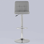 Барный стул с сиденьем серого цвета Honory варинант исполнения - 3 | Loft Concept в Ульяновске