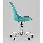 Офисный стул на металлическом основании EGGERY Blue пластик варинант исполнения - 4 | Loft Concept в Ульяновске