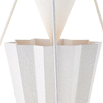 Люстра светодиодная белая геометрической формы с рифленым плафоном White Geometric Lamps варинант исполнения - 2 | Loft Concept в Ульяновске