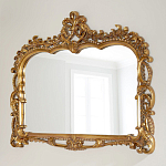 Зеркало настенное в ажурной раме в стиле барокко Ornate Ornaments варинант исполнения - 2 | Loft Concept в Ульяновске