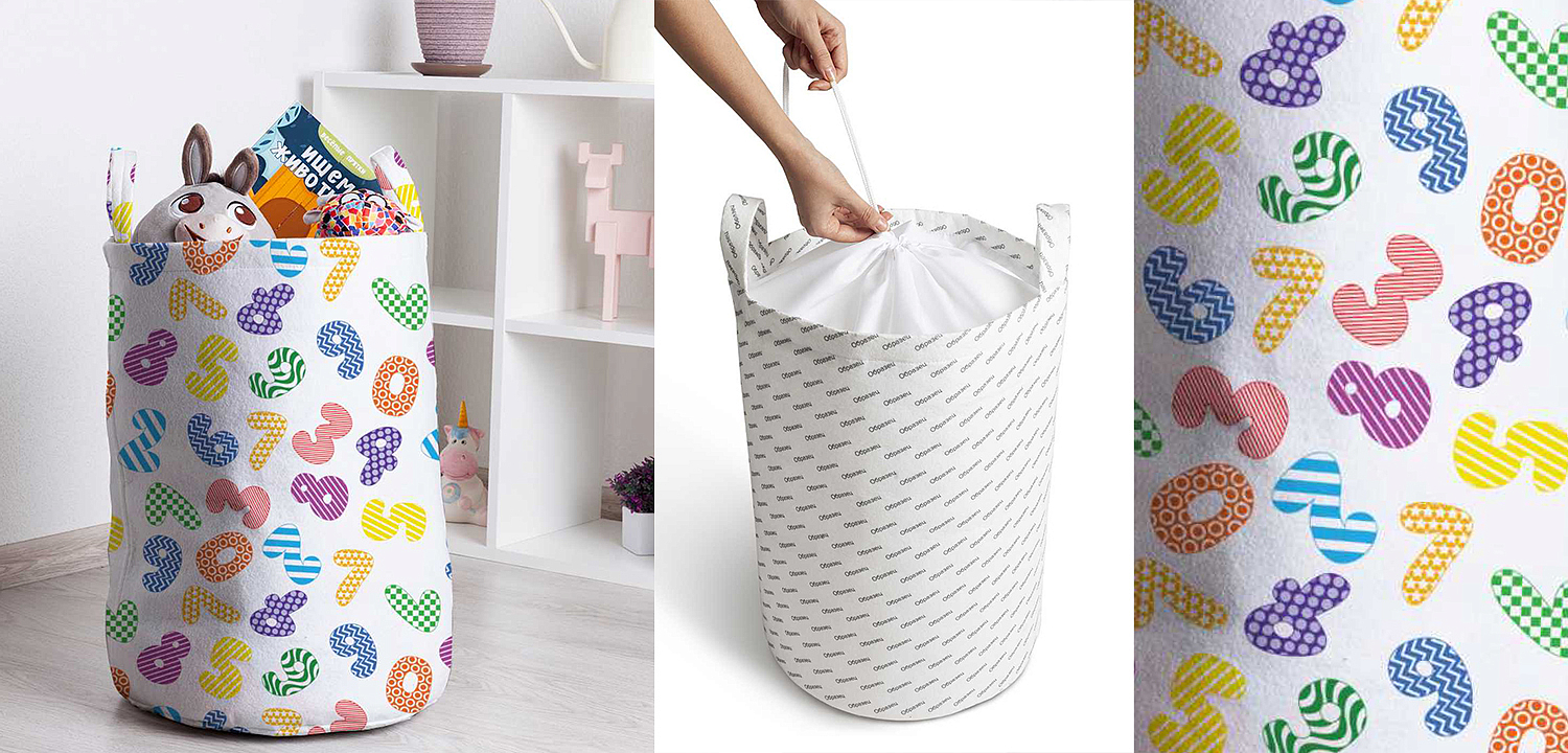 Корзина Colored Numbers Basket Корзина Colored Numbers Basket - Loft-Concept в Ульяновске