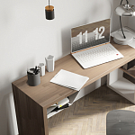 Письменный стол прямоугольный с полочкой под столешницей EcoComb варинант исполнения - 3 | Loft Concept в Ульяновске