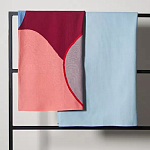 Плед из хлопка с абстрактным принтом Elysian Flow Ember варинант исполнения - 6 | Loft Concept в Ульяновске