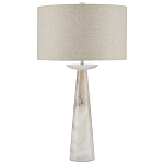 Настольная лампа на конусовидном корпусе с чашей и с тканевым абажуром Daydreaming варинант исполнения - 3 | Loft Concept в Ульяновске